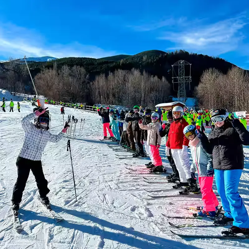Clases de esquí en Baqueira y Cerler